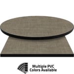 PVC Edge Manufactured Table Tops – 1.25″ thickness – Pinnacle Light Filament Laminate