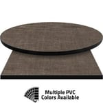 PVC Edge Manufactured Table Tops – 1.25″ thickness – Pinnacle Dark Filament Laminate