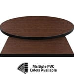 PVC Edge Manufactured Table Tops – 1.25″ thickness – Pinnacle Balinese Oak Laminate