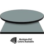 PVC Edge Manufactured Table Tops – 1.25″ thickness – Pinnacle Gray Laminate