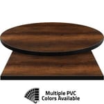 PVC Edge Manufactured Table Tops – 1.25″ thickness – Pinnacle Knotty Oak Laminate