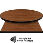PVC Edge Manufactured Table Tops – 1.25″ thickness – Pinnacle Sumatra Teak Laminate