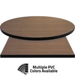PVC Edge Manufactured Table Tops – 1.25″ thickness – Pinnacle Australian Walnut Laminate