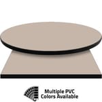 PVC Edge Manufactured Table Tops – 1.25″ thickness – Pinnacle Taupe Laminate