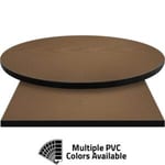 PVC Edge Manufactured Table Tops – 1.25″ thickness – Pinnacle Bronze Diamond Laminate