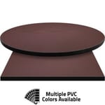 PVC Edge Manufactured Table Tops – 1.25″ thickness – Pinnacle Mauve Diamond Laminate