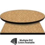 PVC Edge Manufactured Table Tops – 1.25″ thickness – Pinnacle Green Mountain Maple Laminate
