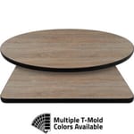 T-Mold Manufactured Table Tops – Pinnacle Somber Oak Laminate
