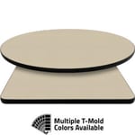 T-Mold Manufactured Table Tops – Pinnacle Beige Laminate