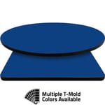T-Mold Manufactured Table Tops – Pinnacle Cobalt Blue Laminate