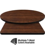T-Mold Manufactured Table Tops – Pinnacle Blush Rosewood Laminate
