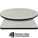 T-Mold Manufactured Table Tops – Pinnacle Glassy Alderwood Laminate