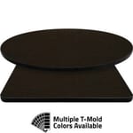T-Mold Manufactured Table Tops – Pinnacle Espresso Twist Laminate