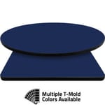 T-Mold Manufactured Table Tops – Pinnacle Royal Blue Laminate