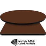 T-Mold Manufactured Table Tops – Pinnacle Brownie Laminate