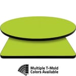 T-Mold Manufactured Table Tops – Pinnacle Lime Green Laminate