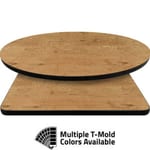 T-Mold Manufactured Table Tops – Pinnacle Lancelot Oak Laminate