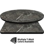 T-Mold Manufactured Table Tops – Pinnacle Ashen Marble Laminate