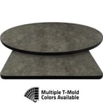 T-Mold Manufactured Table Tops – Pinnacle Dark Crystal Concrete Laminate
