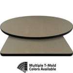 T-Mold Manufactured Table Tops – Pinnacle Biscotti Flora Laminate
