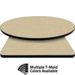 T-Mold Manufactured Table Tops – Pinnacle Ivory Twist Laminate