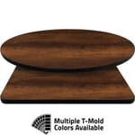 T-Mold Manufactured Table Tops – Pinnacle Knotty Oak Laminate
