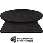 T-Mold Manufactured Table Tops – Pinnacle Raven Slate Laminate