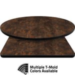 T-Mold Manufactured Table Tops – Pinnacle Oxidized Slate Laminate