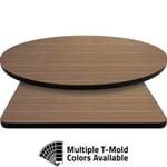 T-Mold Manufactured Table Tops – Pinnacle Australian Walnut Laminate