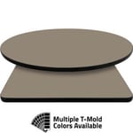 T-Mold Manufactured Table Tops – Pinnacle Gothic Gray Laminate