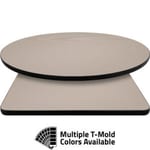T-Mold Manufactured Table Tops – Pinnacle Beige Diamond Laminate