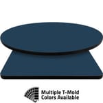 T-Mold Manufactured Table Tops – Pinnacle Lapis Blue Laminate