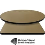 T-Mold Manufactured Table Tops – Pinnacle Cream Diamond Laminate