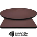 T-Mold Manufactured Table Tops – Pinnacle Mauve Diamond Laminate