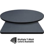 T-Mold Manufactured Table Tops – Pinnacle Denim Tweed Laminate