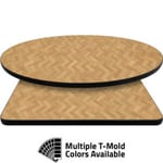 T-Mold Manufactured Table Tops – Pinnacle Green Mountain Maple Laminate
