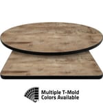 T-Mold Manufactured Table Tops – Pinnacle Coronado Oak Laminate