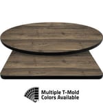 T-Mold Manufactured Table Tops – Pinnacle De Soto Sweetgum Laminate