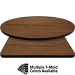 T-Mold Manufactured Table Tops – Pinnacle Ruddy Oak Laminate