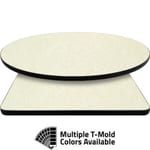 T-Mold Manufactured Table Tops – Pinnacle Arctic Herringbone Laminate