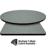 T-Mold Manufactured Table Tops – Pinnacle Gray Galaxy Laminate