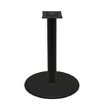 Table Base – 30″ Disc (Round) – Black Stamped Steel – Counter Height – 4″ Column