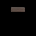 Two-Sided Quick Ship Table Tops - Oak/Walnut Laminate - Brown T-Mold - 24" x 30"