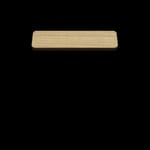 Two-Sided Quick Ship Table Tops - Oak/Walnut Laminate - Brown T-Mold - 24" x 42"