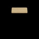 Two-Sided Quick Ship Table Tops - Oak/Walnut Laminate - Brown T-Mold - 30" x 30"