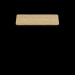 Two-Sided Quick Ship Table Tops - Oak/Walnut Laminate - Brown T-Mold - 30" x 42"