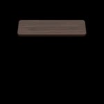 Two-Sided Quick Ship Table Tops - Oak/Walnut Laminate - Brown T-Mold - 30" x 48"