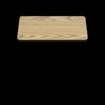 Two-Sided Quick Ship Table Tops - Oak/Walnut Laminate - Brown T-Mold - 48" x 48"