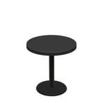 36" Round Urban Onyx Quick Ship Table + Black Standard Height 22" Disc Base