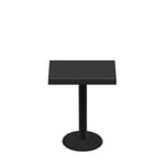 24" x 30" Urban Onyx Quick Ship Table + Black Standard Height 18" Disc Base